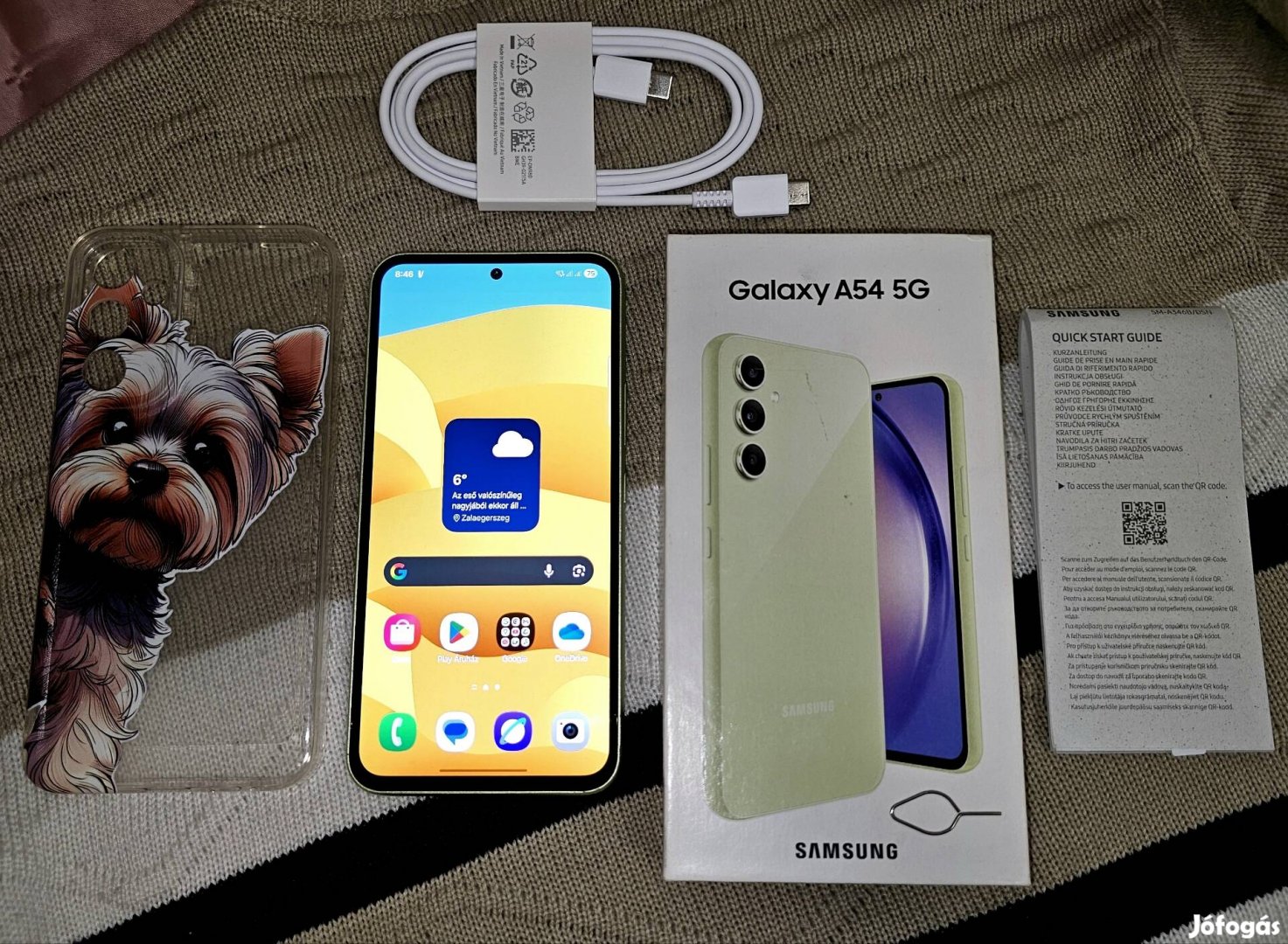 Samsung Galaxy A54 5G 8GB ram! Nagyon szép! Makulátlan