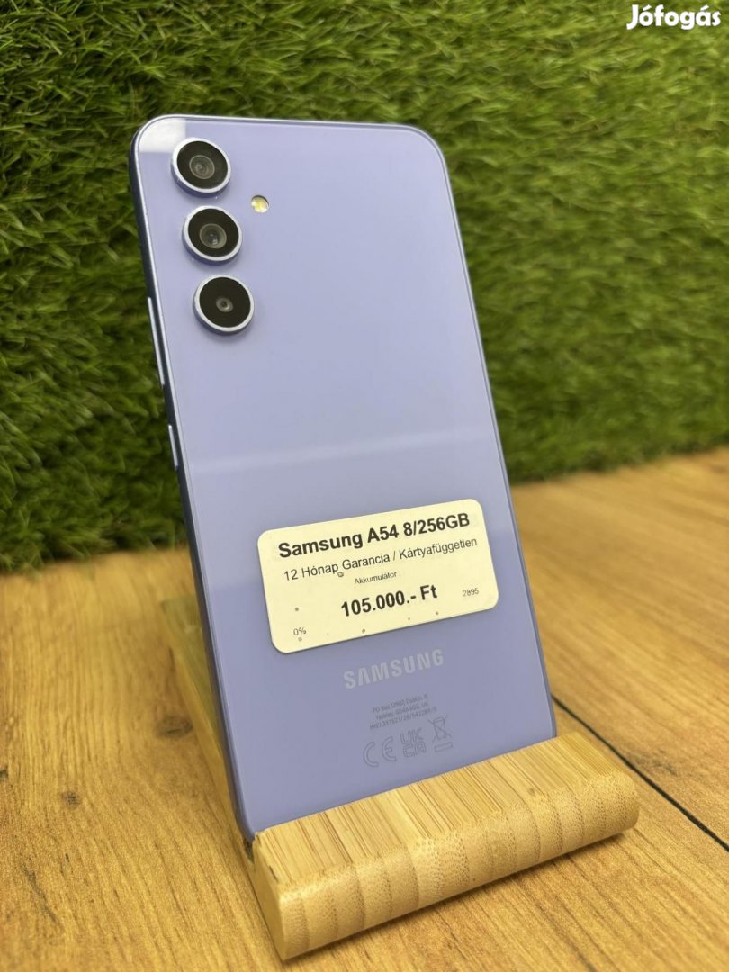 Samsung Galaxy A54 5G Kártyafüggetlen 256 GB, 12 hó garancia