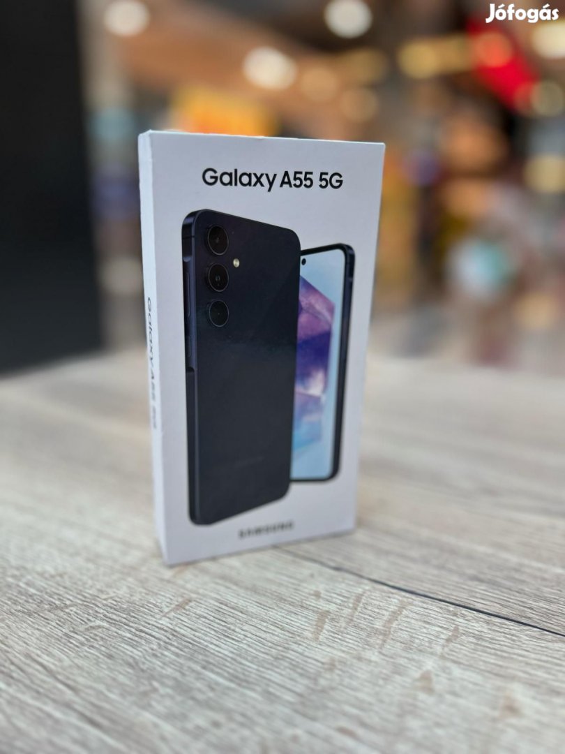 Samsung Galaxy A55 5G Kártyafüggetlen 128 GB, 12 hó garancia