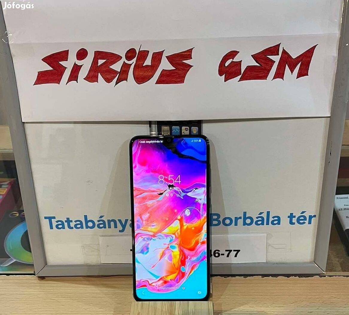 Samsung Galaxy A70, 6/128GB, Független, Dual, 1 Év Garancia!