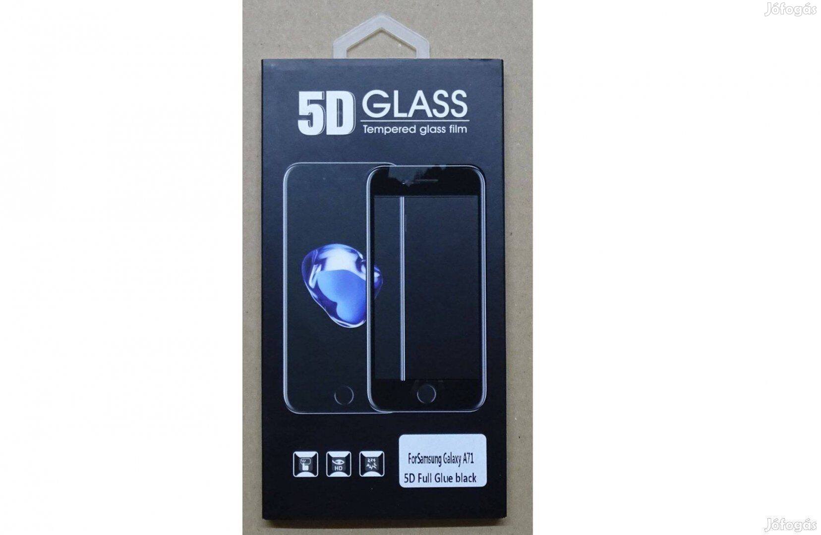 Samsung Galaxy A71 5D Glass kijelzővédő (új)