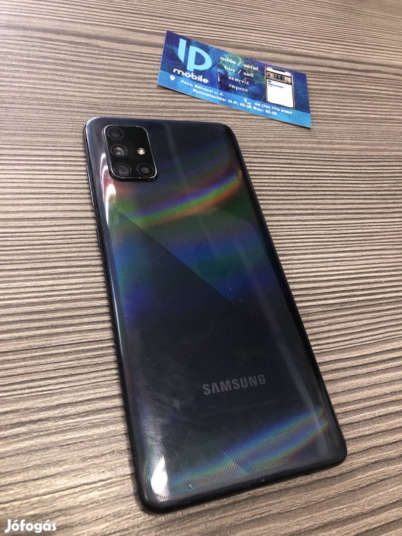 Samsung Galaxy A71, Dual, Független, 128GB, Garancia
