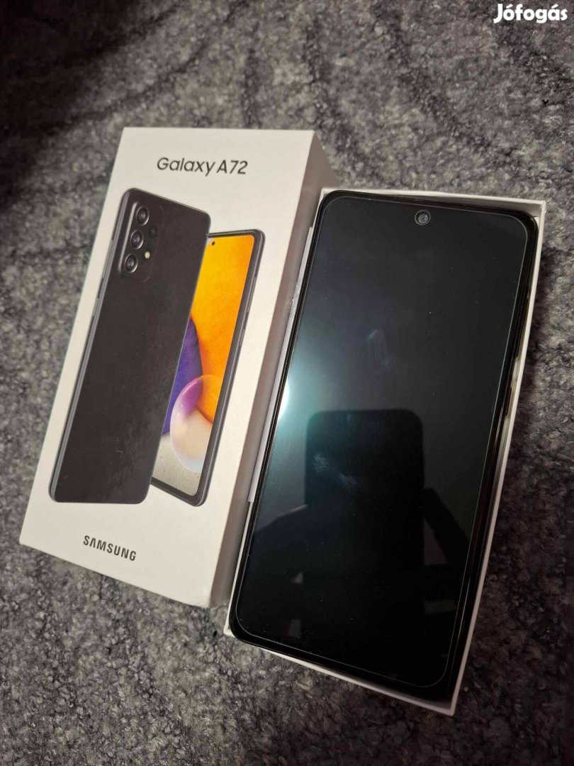 Samsung Galaxy A72 128 GB fekete Hibás, olvasd el a hirdetést