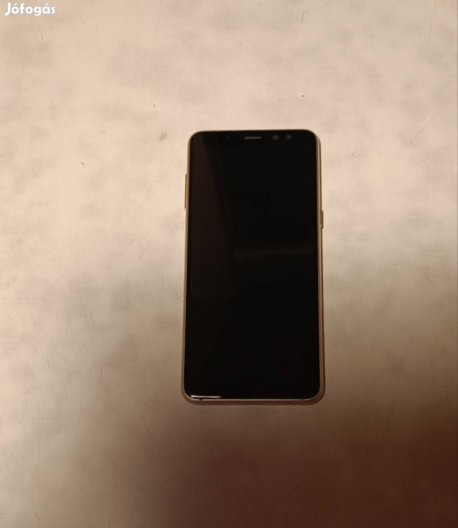 Samsung Galaxy A8 Gold 2018 dual simes gyári kártyafüggetlen 