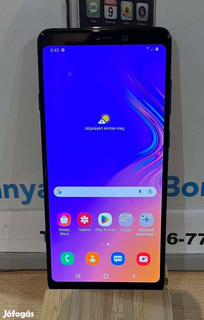 Samsung Galaxy A9, 6/128GB, Független, Dual, szép, 1 Év Garancia!