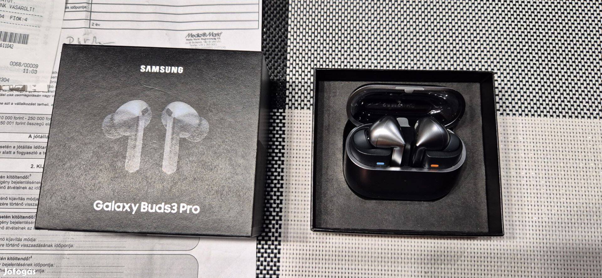 Samsung Galaxy Buds3 Pro Wireless fülhallgató Új 2 év Garis Mediamarkt