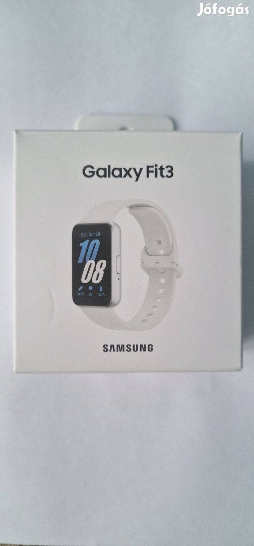 Samsung Galaxy Fit3 ezüst aktivitásmérő, óra, okoskarkötő, okosóra