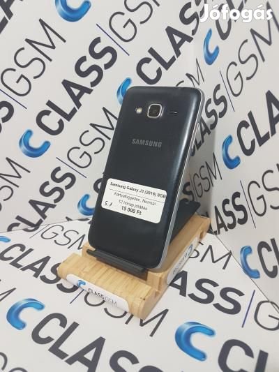 Samsung Galaxy J3 2016 SM-J320FN|Normál|Fekete|Kártyafüggetlen