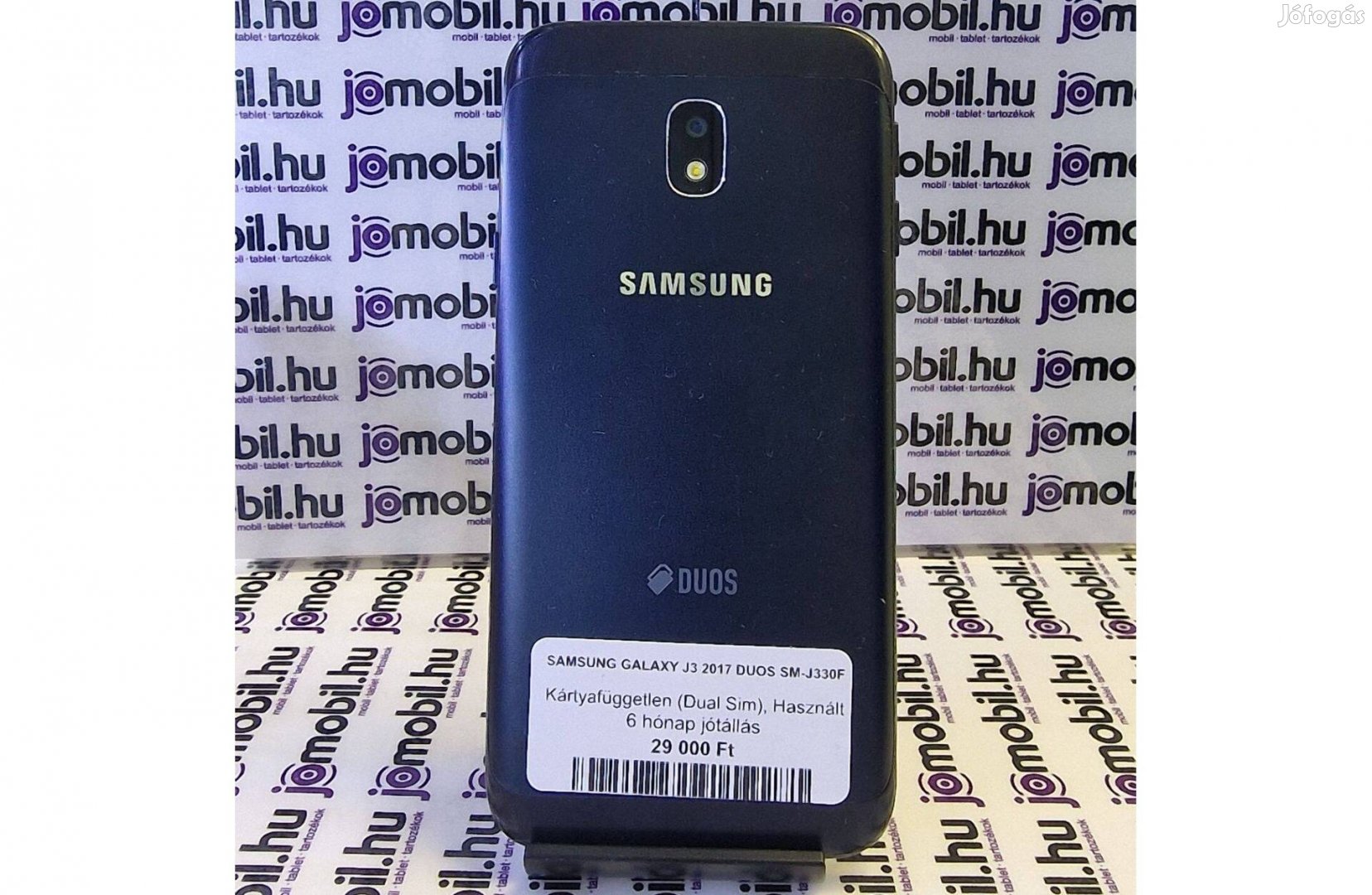 Samsung Galaxy J3 2017 16GB Fekete Független Jótállásal