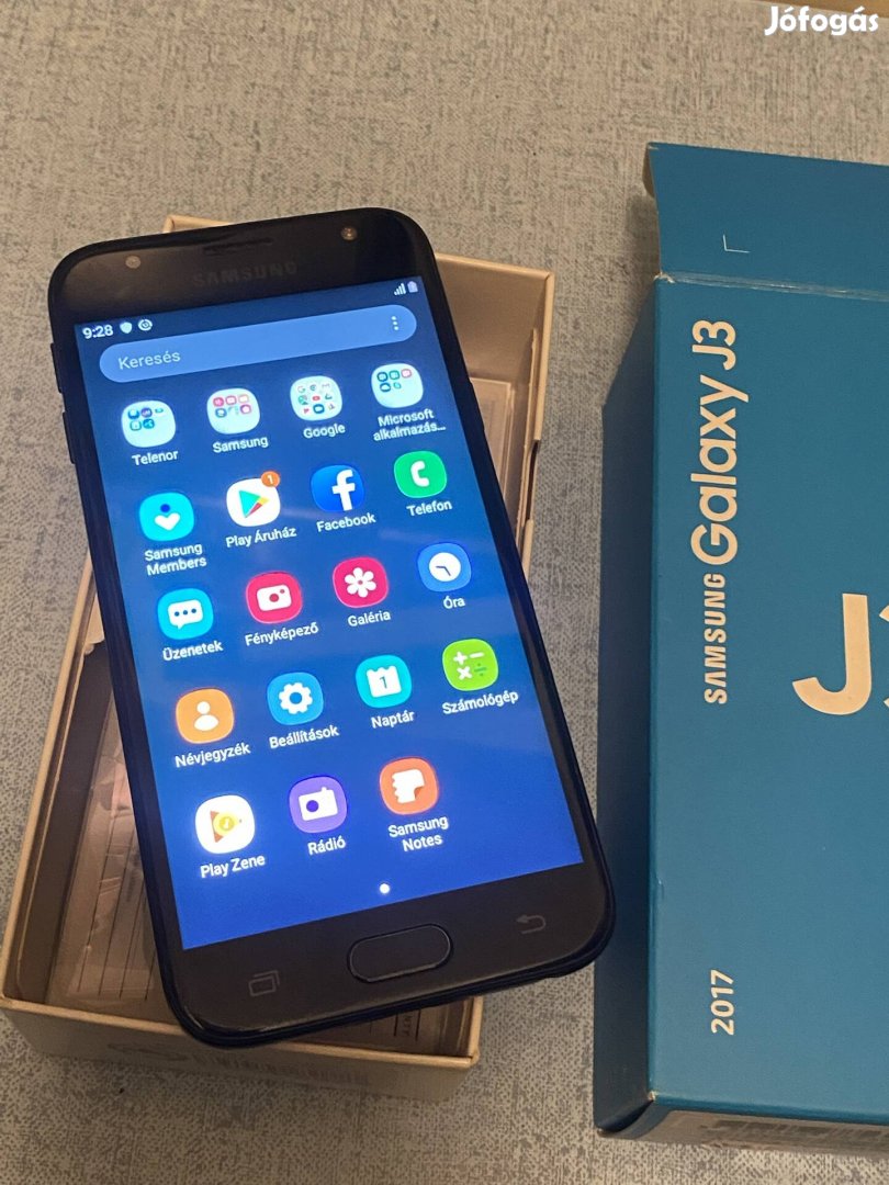 Samsung Galaxy J3 2017 4G Lte, Quadcore dobozában