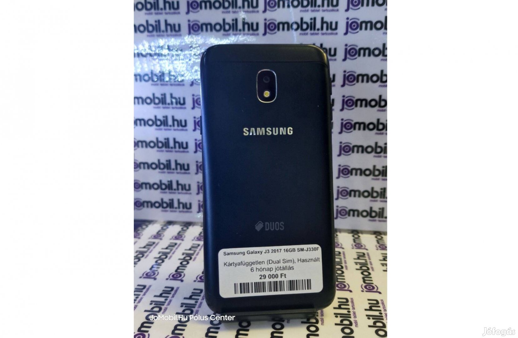 Samsung Galaxy J3 2017 SM-J330 16GB Fekete Független Jótállással