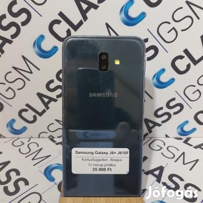 Samsung Galaxy J6 Plus J610FN 32GB|Átlagos|Kék|Kártyafüggetlen