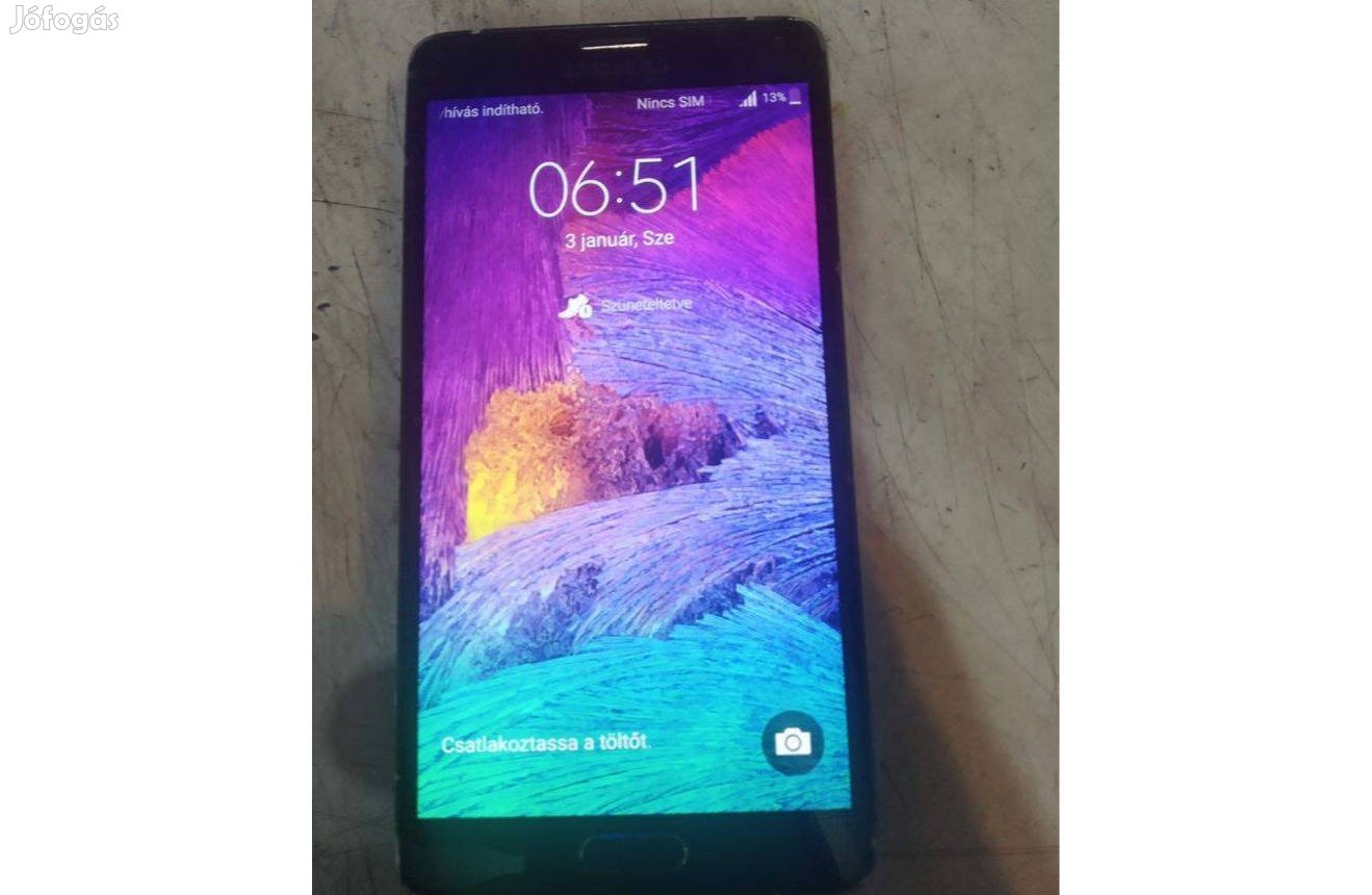Samsung Galaxy Note4 (SM-N910F) független okostelefon