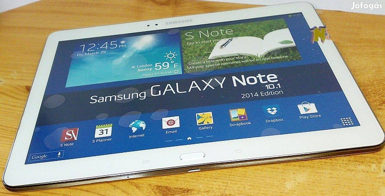 Samsung Galaxy Note 10.1, demo tablet, originált csomagolásban