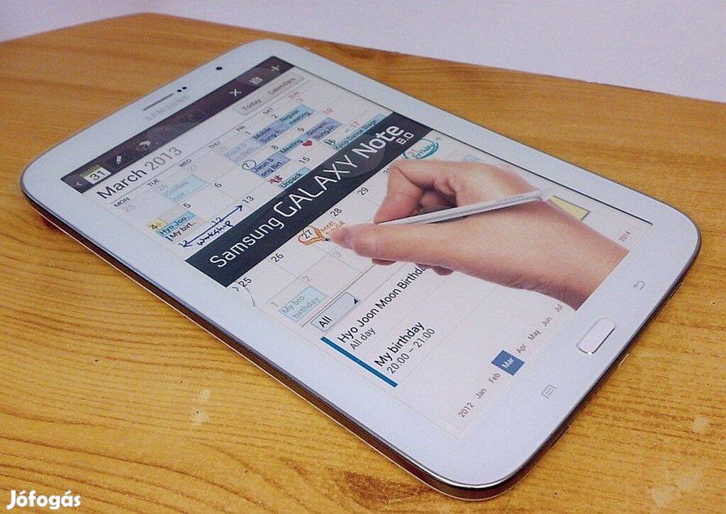 Samsung Galaxy Note 8.0, demo tablet, originált csomagolásban, kirakat