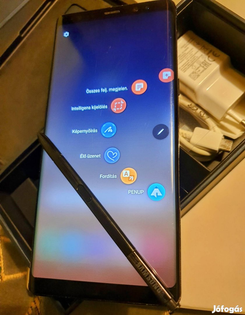 Samsung Galaxy Note 8 DS dobozában, ajándék tokkal 