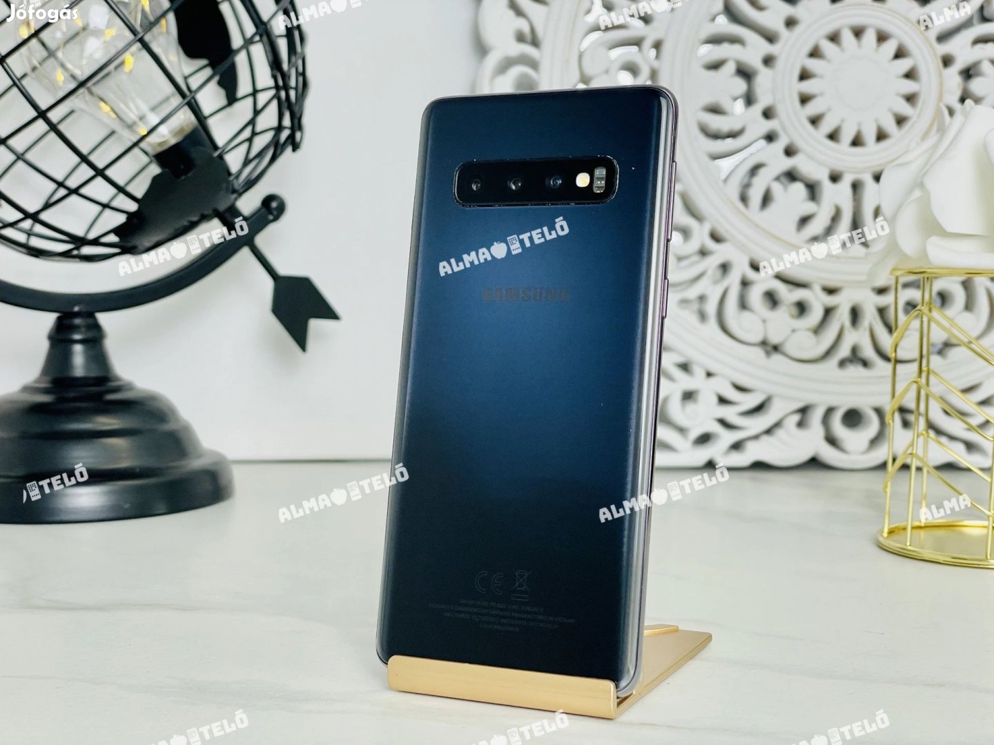 Samsung Galaxy S10 128 GB Black szép állapotú - 12 HÓ GARANCIA