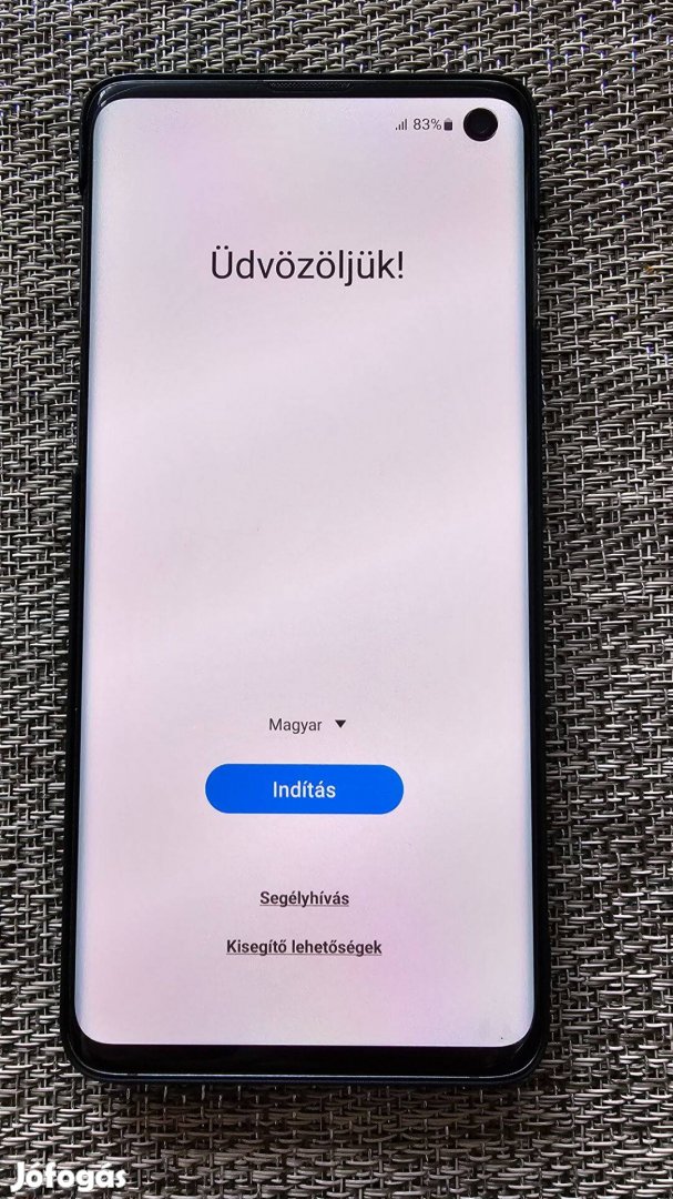 Samsung Galaxy S10 mobiltelefon