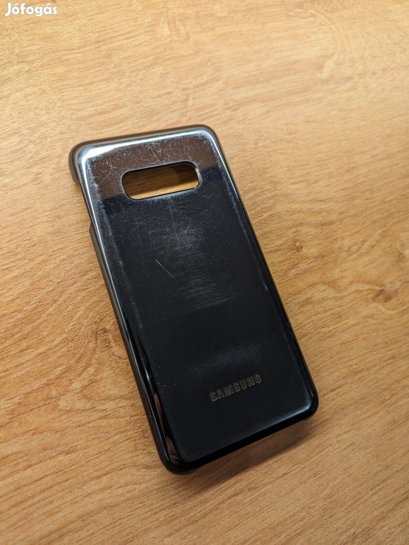Samsung Galaxy S10e LED tok fekete - Original