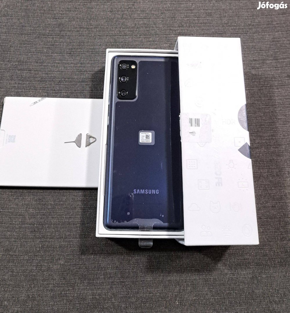 Samsung Galaxy S20FE 128GB Új Kék Kártyafüggetlen Mobiltelefon Eladó!
