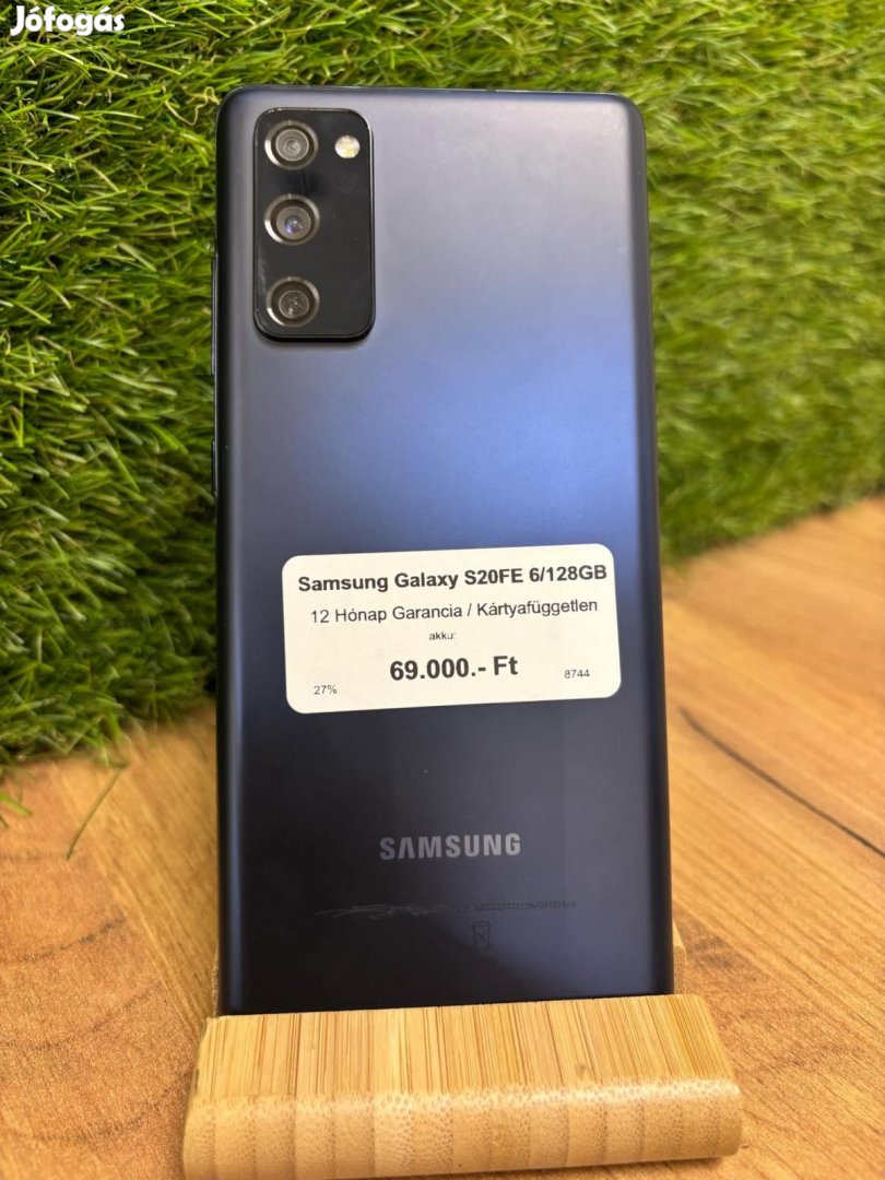 Samsung Galaxy S20 FE 4G Kártyafüggetlen 128 GB, 12 hó garancia