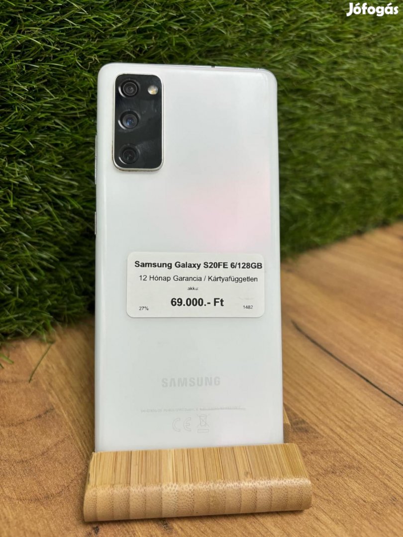 Samsung Galaxy S20 FE 4G Kártyafüggetlen 128 GB, 12 hó garancia