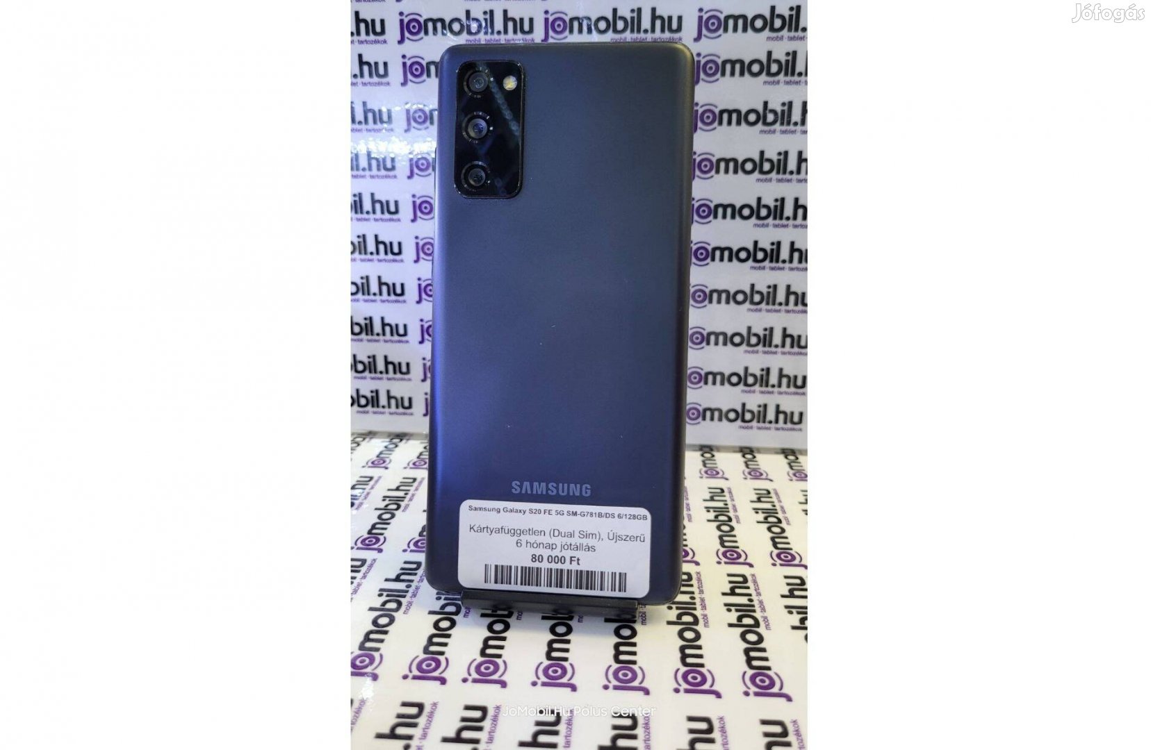 Samsung Galaxy S20 FE 5G 6/128GB Kék Független Jótállással
