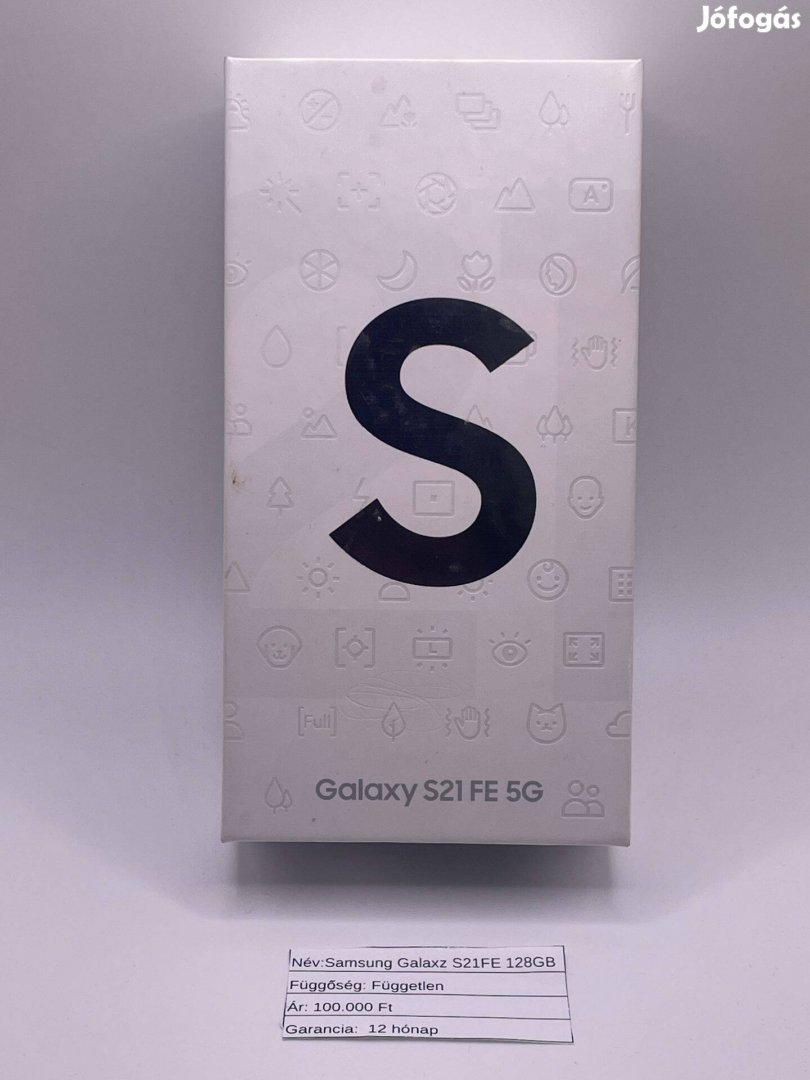 Samsung Galaxy S21FE 128GB független,12 hónap garancia!