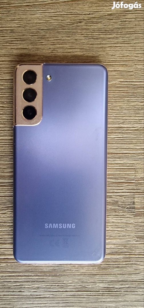 Samsung Galaxy S21 5G 128GB 6GB RAM Dual purple használt,újszerű