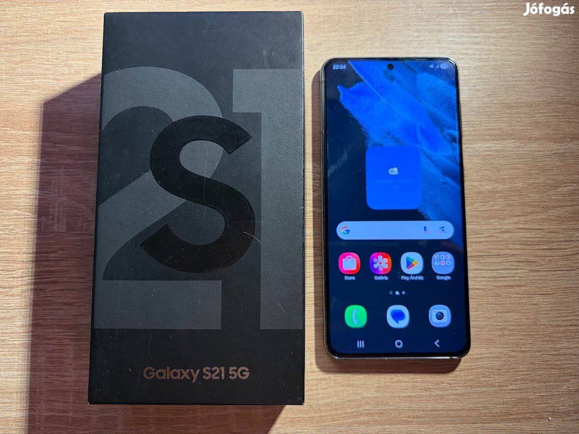 Samsung Galaxy S21 5G SM-G991BDS 128GB Újszerű. Fix Ár!