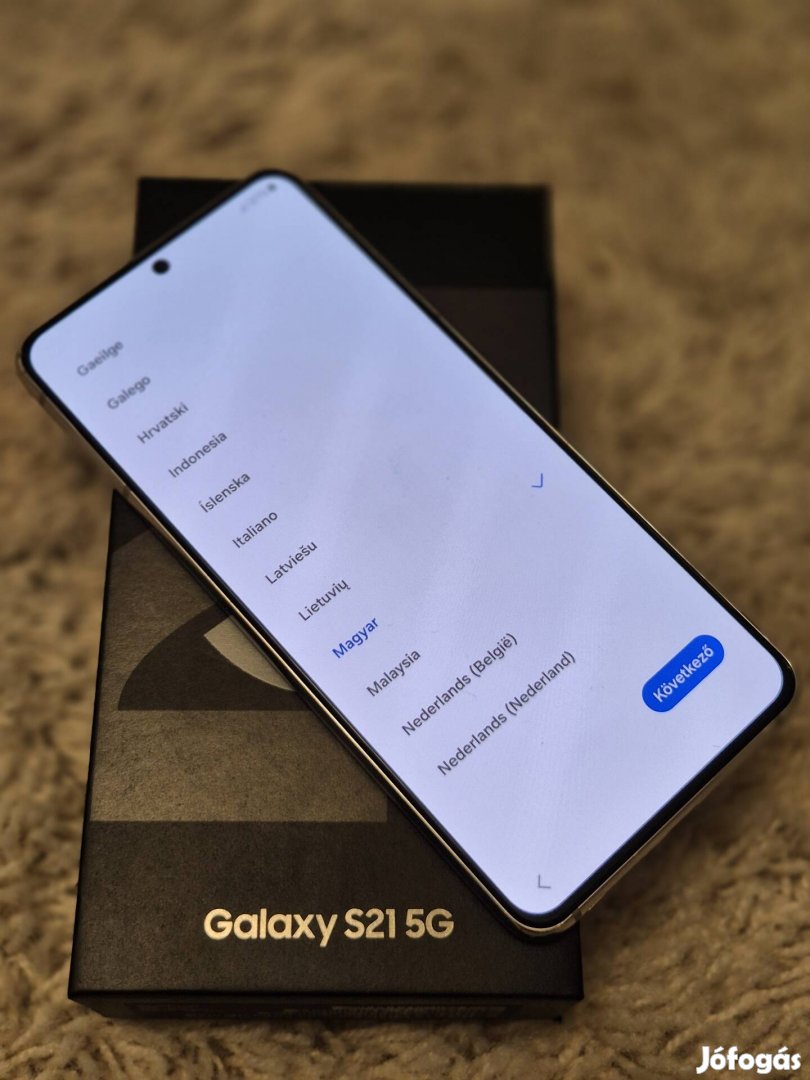 Samsung Galaxy S21 5G duál fehér 