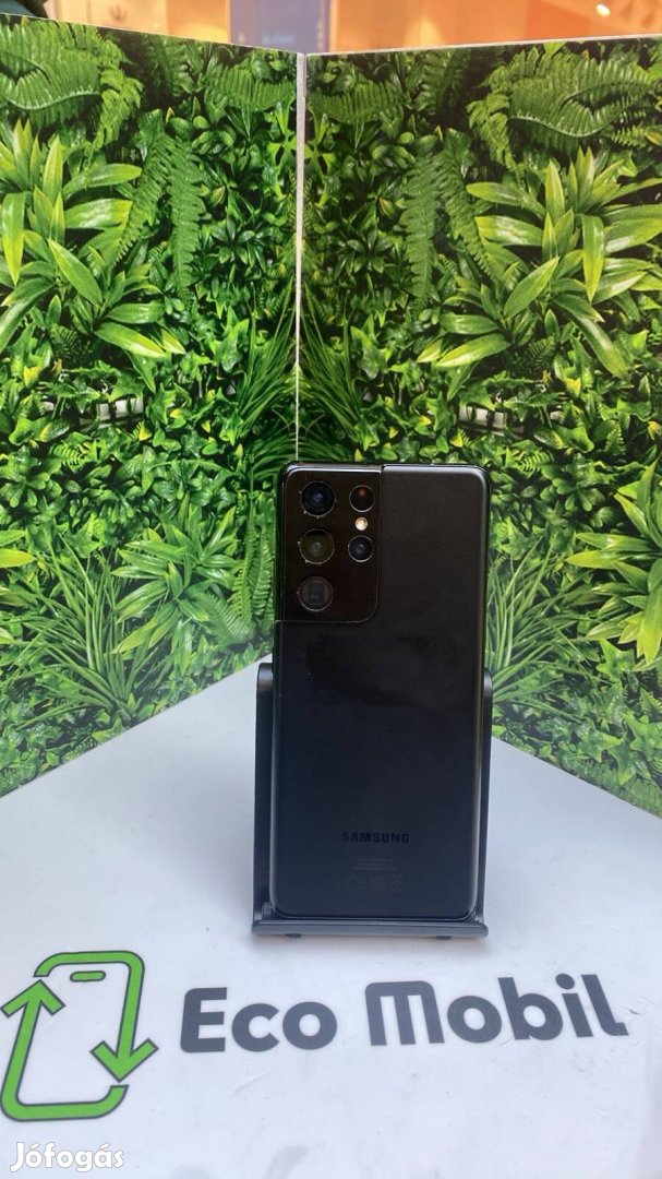 Samsung Galaxy S21 Ultra 256GB fekete 12 hónap jótállás