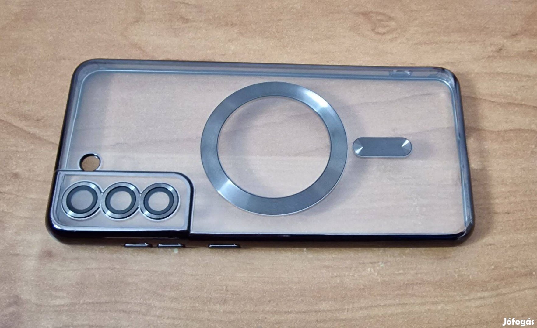 Samsung Galaxy S21 Ultra S21 FE luxus átlátszó tok objektívvédelemmel
