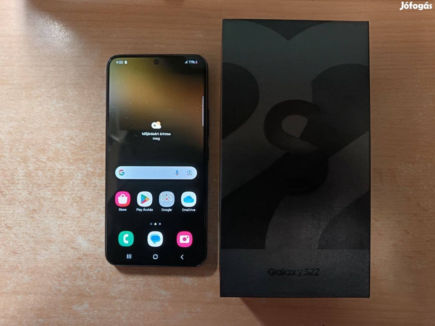 Samsung Galaxy S22 5G 8/128GB Dual Független Black Garanciával !