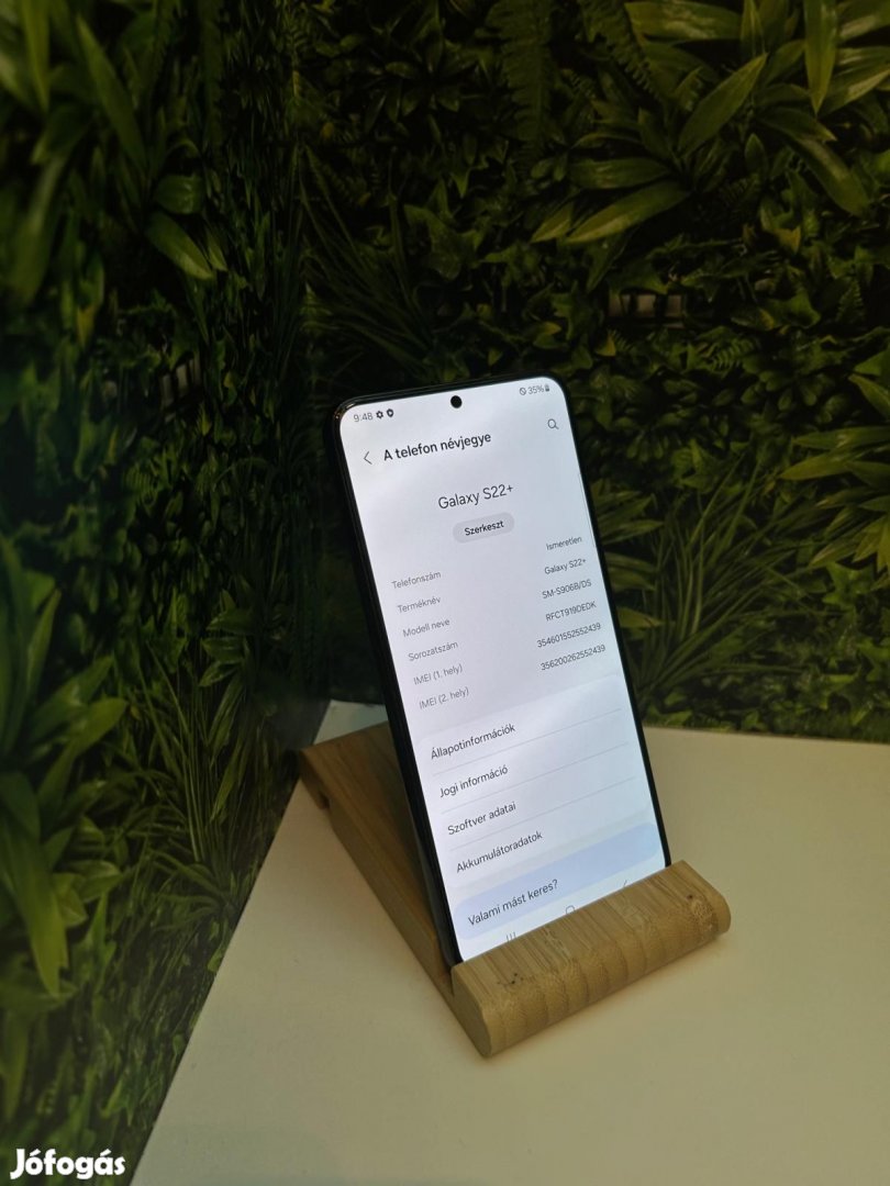 Samsung Galaxy S22+ 5G Kártyafüggetlen, 12 hó garancia