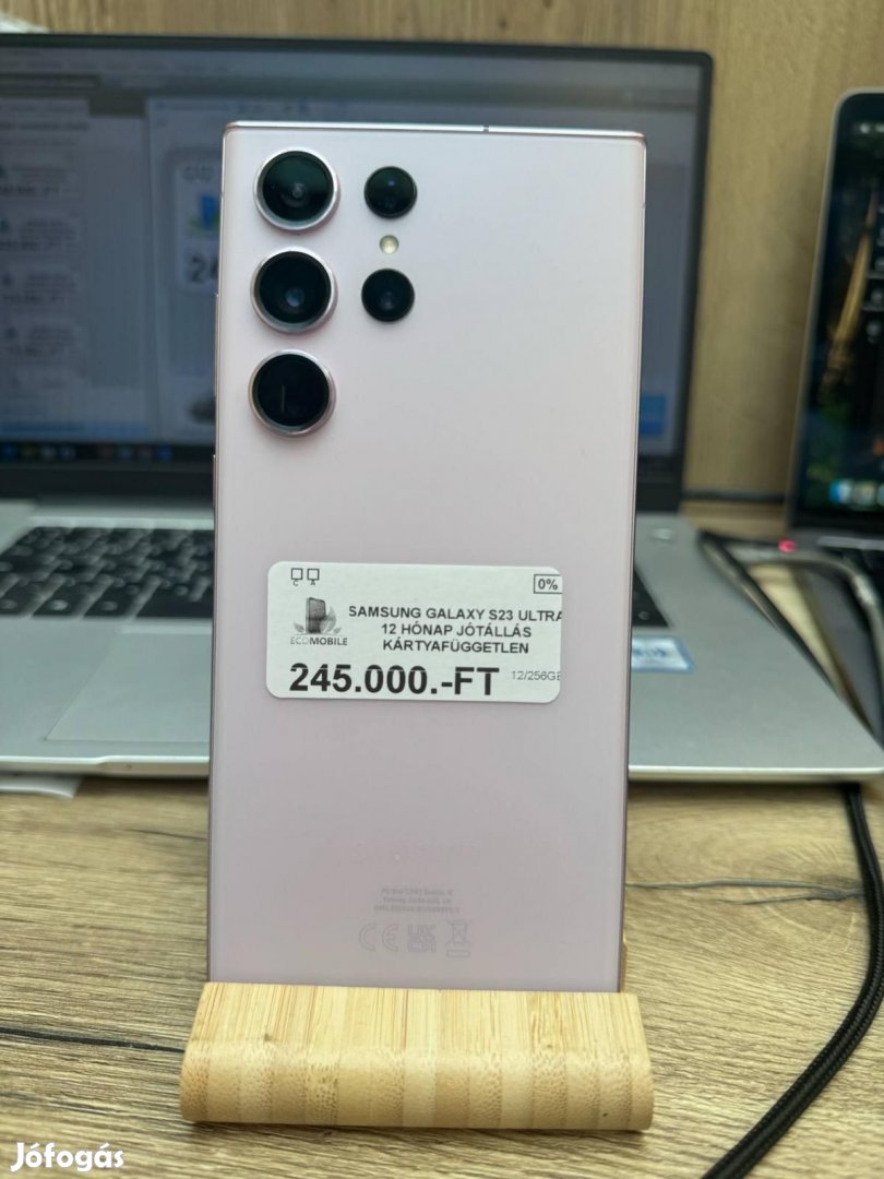 Samsung Galaxy S23 Ultra Kártyafüggetlen 256 GB, 12 hó garancia