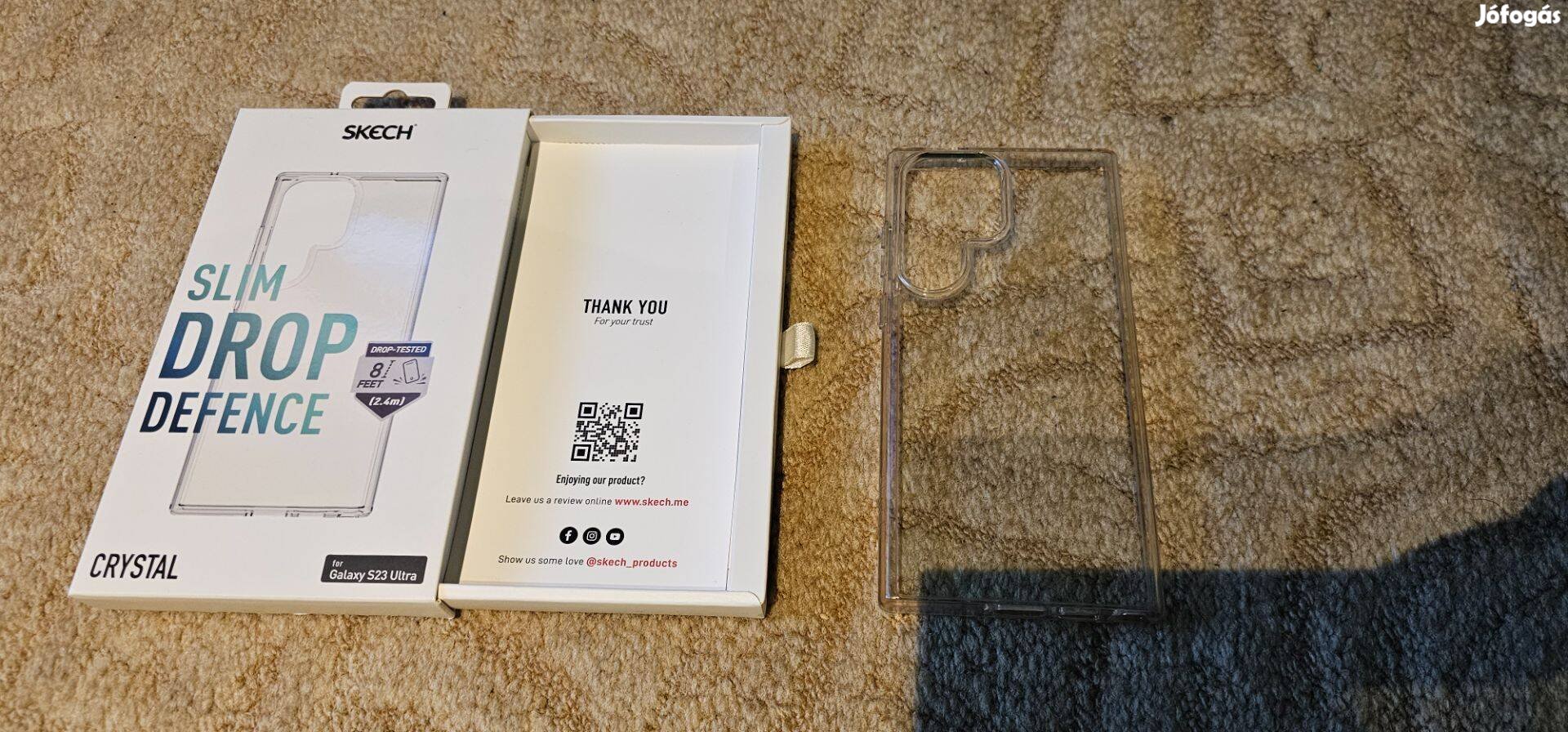 Samsung Galaxy S23 Ultra Skech Crystal Slim tok eladó