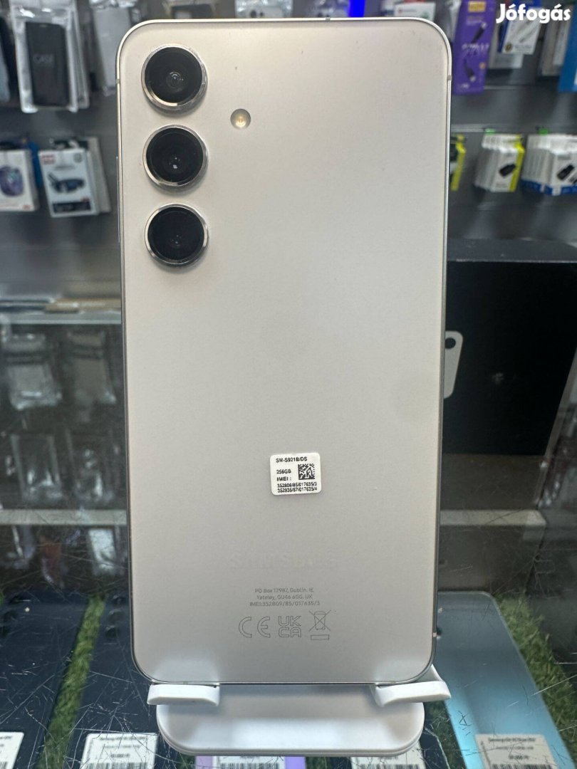 Samsung Galaxy S24 5G 256GB 8GB Márványszürke, üzletből,
