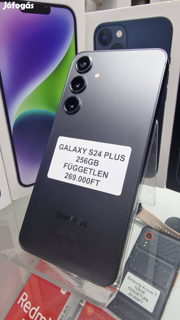 Samsung Galaxy S24 PLUS, 256GB, Független, újszerű, szürke, Akció 