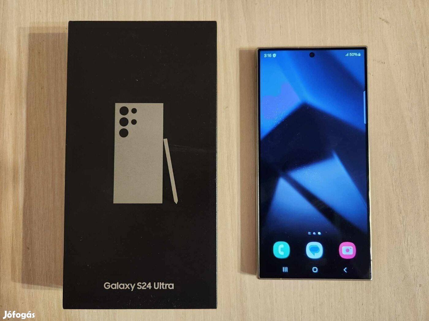 Samsung Galaxy S24 Ultra 5G 12/256GB Dual Újszerű Gray Garanciás !