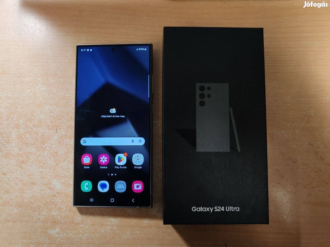 Samsung Galaxy S24 Ultra 5G 12/256GB Dual Újszerű Gray Garanciával !