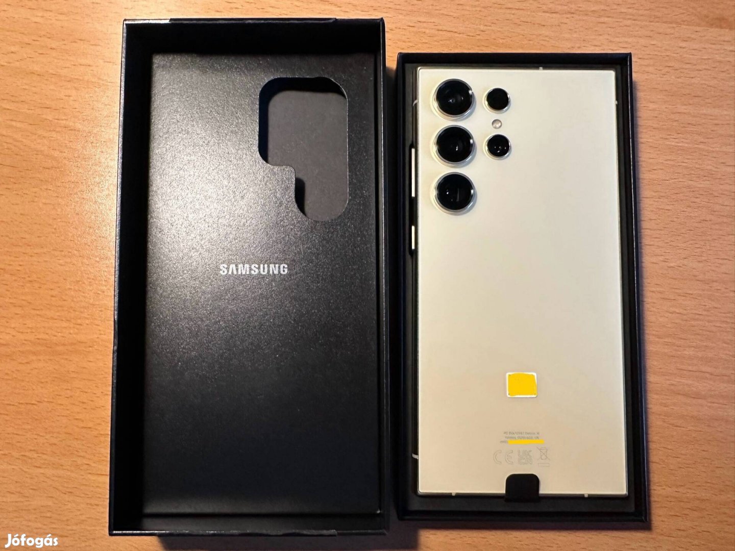 Samsung Galaxy S24 Ultra 5G 12/512GB, Független, Új, Gold, Garancia!