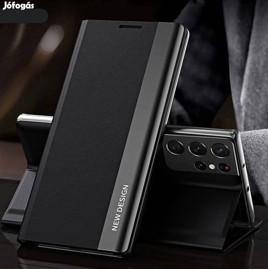 Samsung Galaxy S24 Ultra Flip ütésálló Adsorption tok