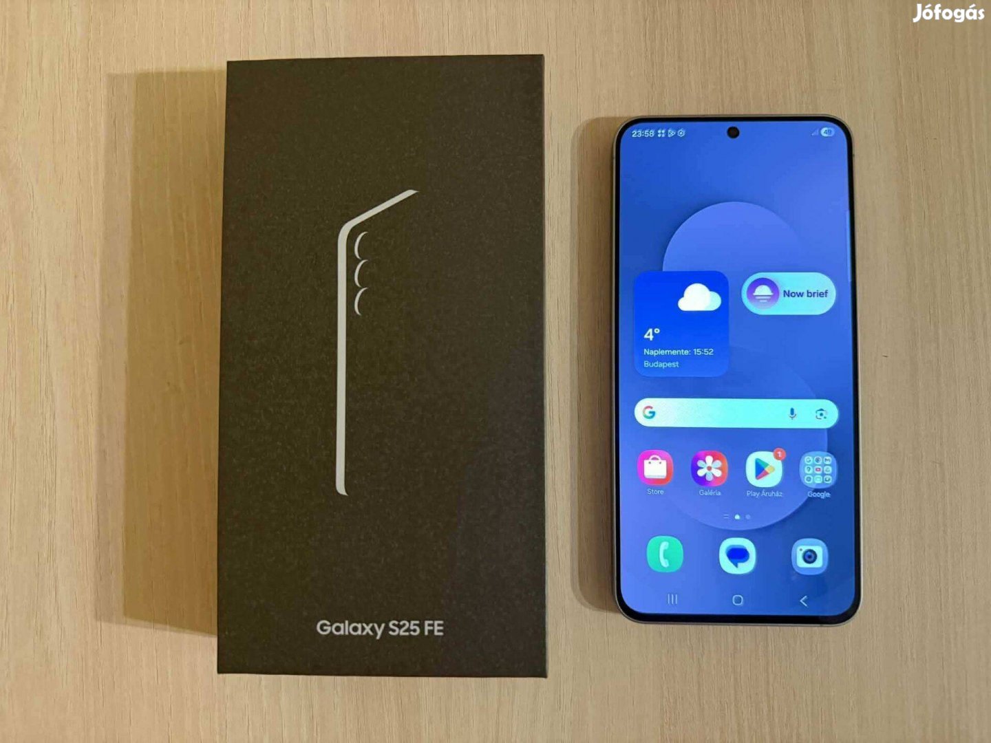 Samsung Galaxy S25 FE 5G 8256GB Dual Újszerű Black 3 év