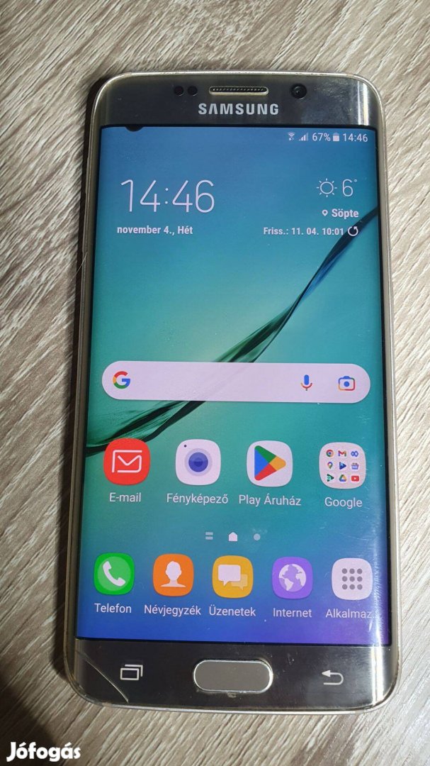 Samsung Galaxy S6 Edge Gold 3/32GB - független