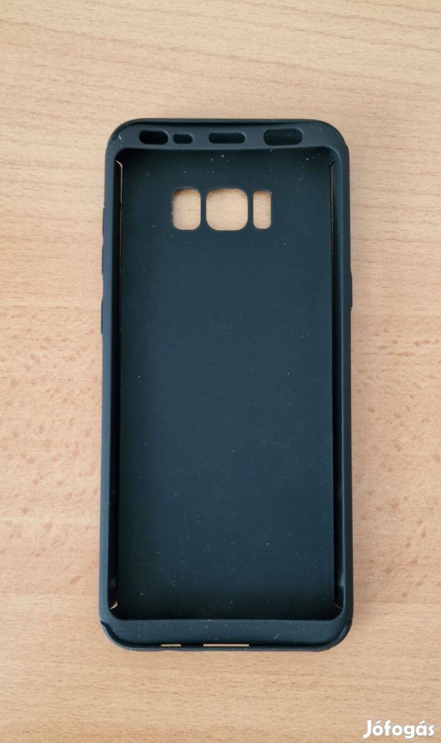 Samsung Galaxy S8 Plus S9 ütésálló 360° fekete tok