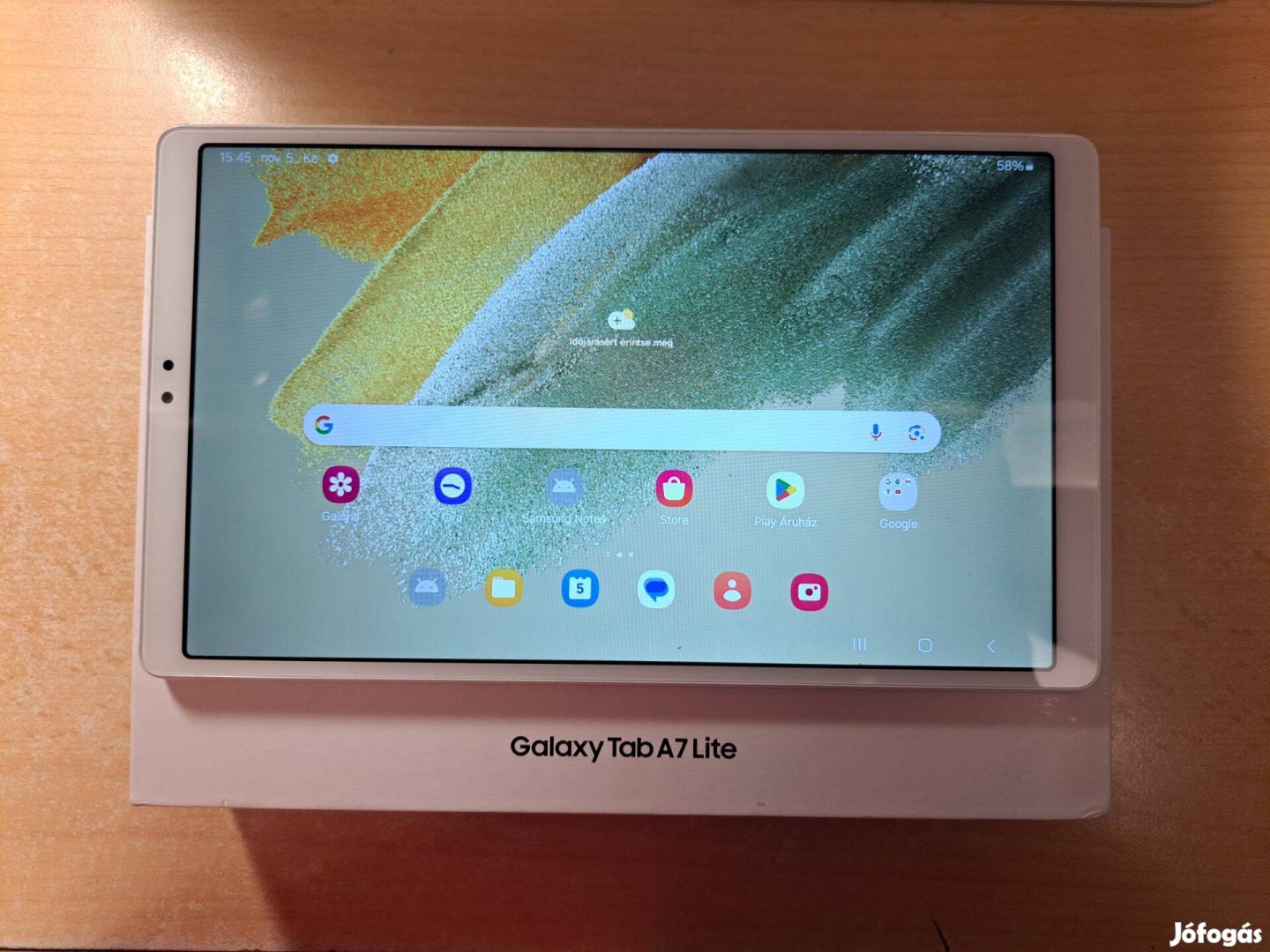 Samsung Galaxy Tab A7 lite 8.7" Wifis Tablet Újszerű Silver Garanciáva