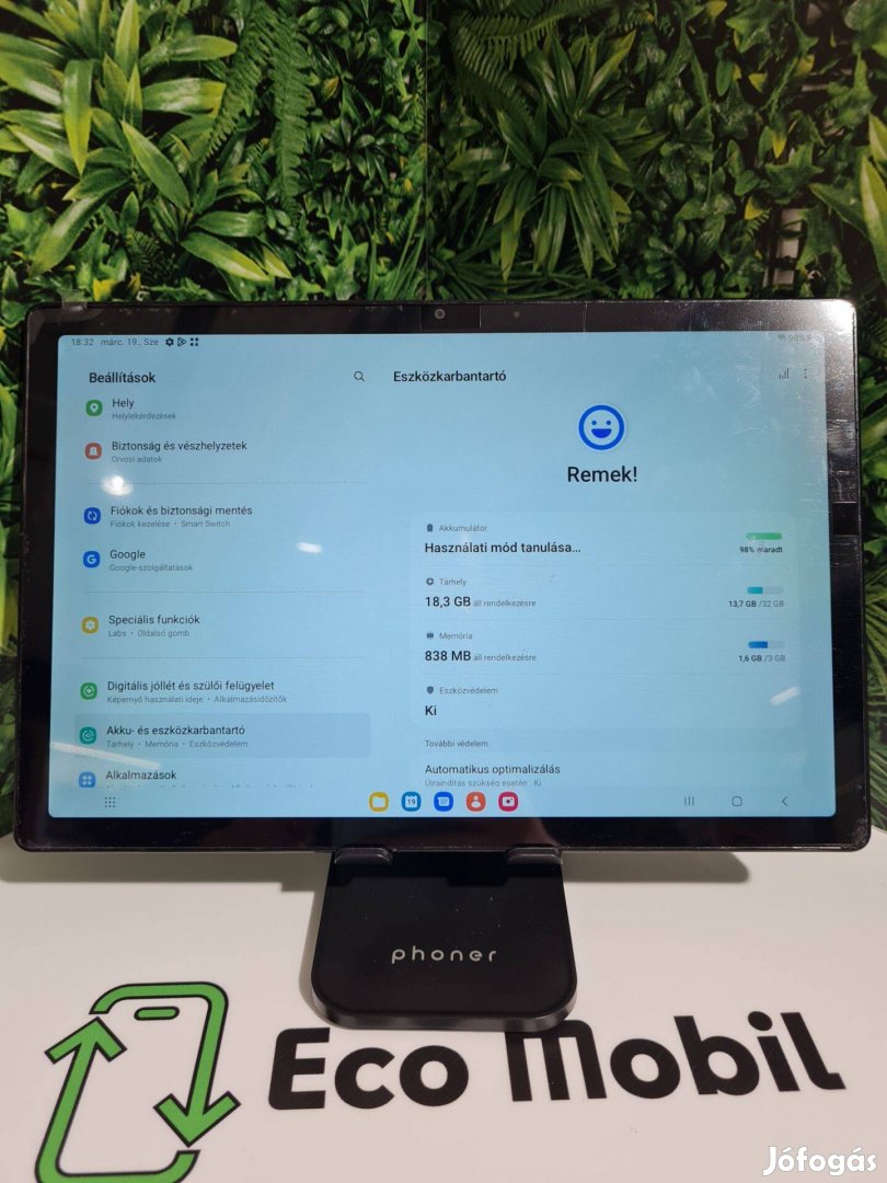 Samsung Galaxy Tab A8 3/32Gb WIFI 12 hónap jótállással