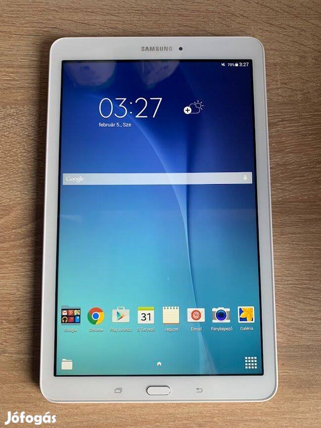 Samsung Galaxy Tab E 9.6" SM-T560 Fehér Újszerű Állapot Fix Ár !