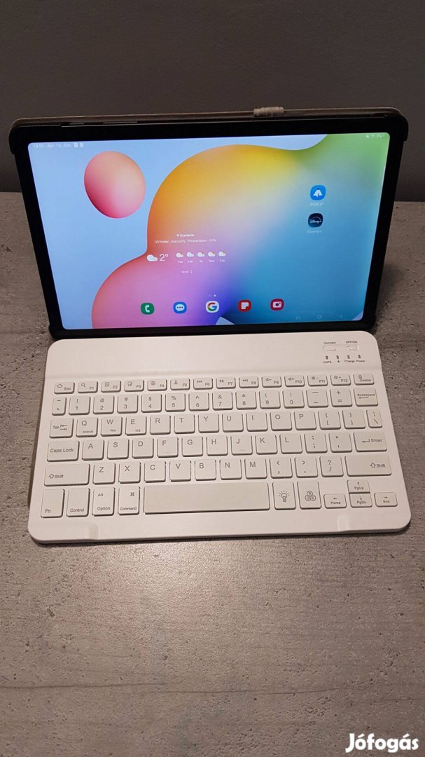 Samsung Galaxy Tab S6 lite (P610) 64 GB, tokkal, billentyűzettel